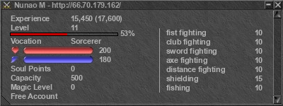 Signature for player Nunao M