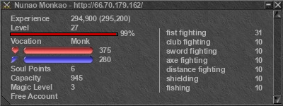 Signature for player Nunao Monkao