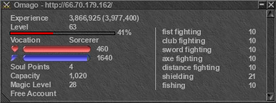 Signature for player Omago